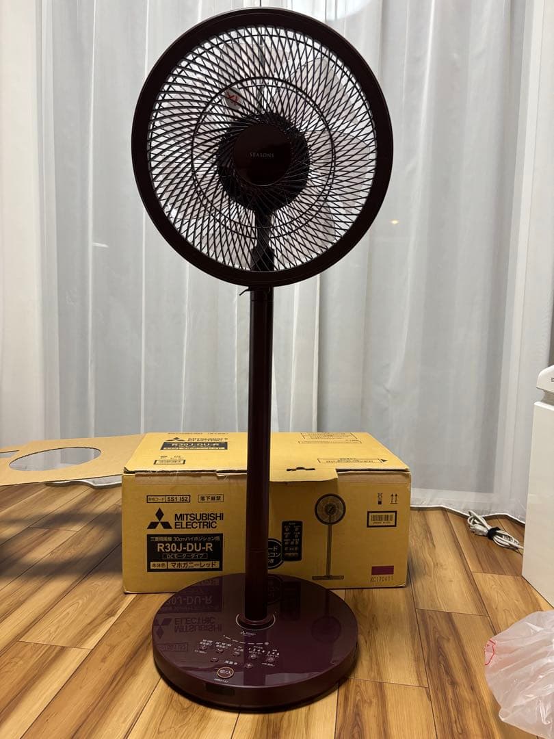 三菱電機 扇風機 SEASONS R30J-DU 2017年製