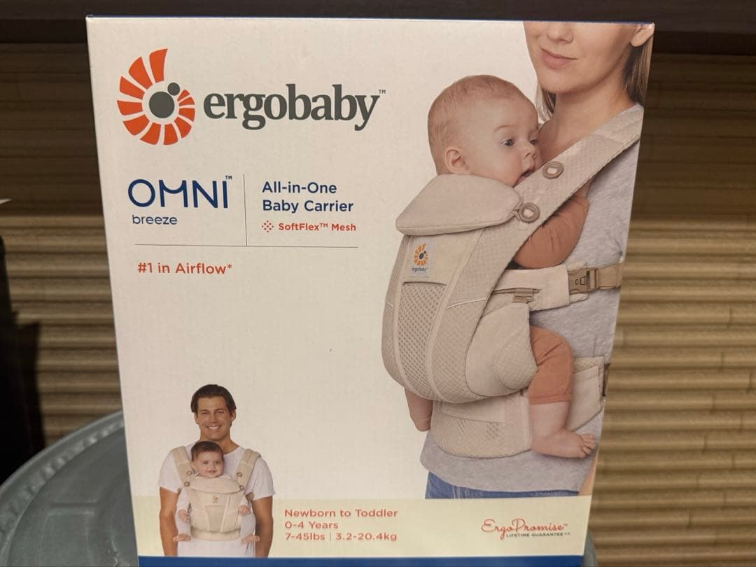 ほぼ未使用⭐︎ergobaby OMNI breeze 抱っこひも
