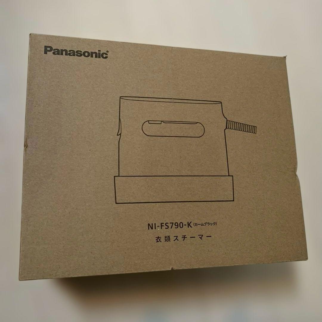 パナソニック　衣類スチーマー NI-FS790-K カームブラック　アイロン