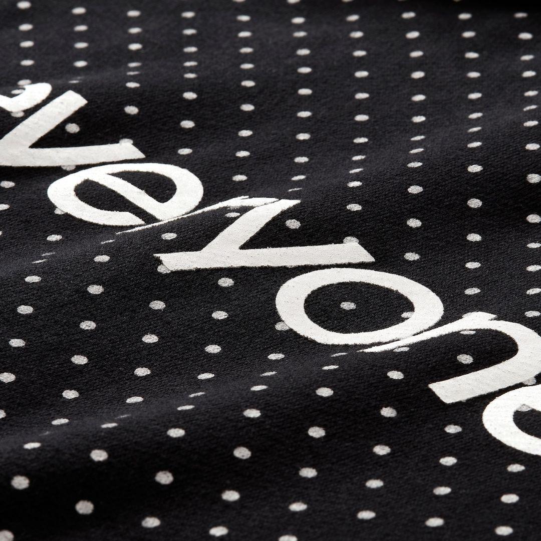 トップス everyone back logo dot zip up hoodie XL