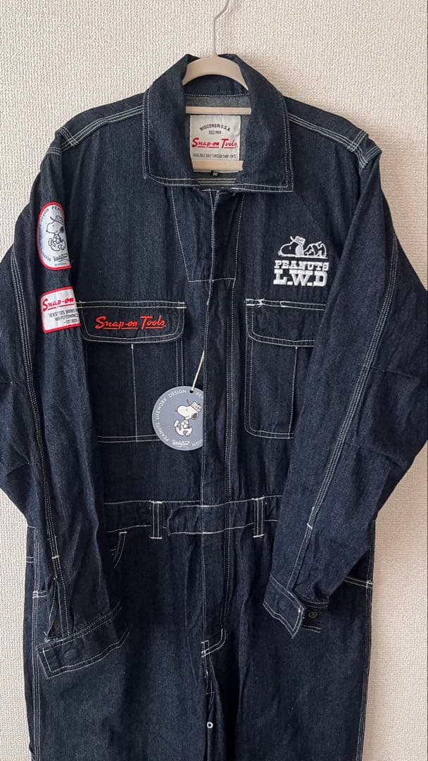 Snap-on スヌーピー つなぎ Peanuts L.W.D. スナップオン