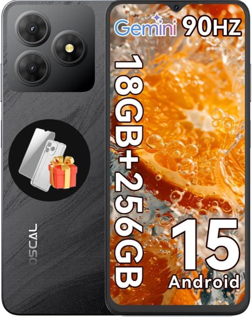 OSCAL Flat2 Android15 スマートフォン本体 SIMフリー