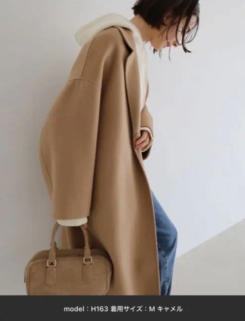 evernavy リバーロングコクーンコート Mサイズ