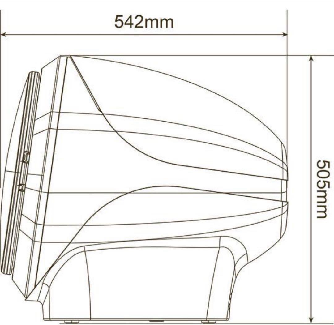 小型衣類乾燥機 容量1.8kg/580W/卓上型ECL-CD18