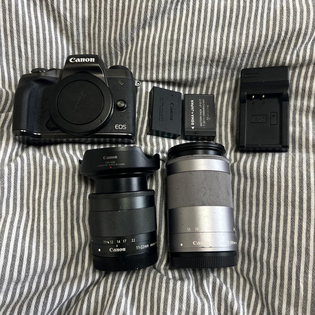 Canon EOS M5 セット/本体＋2本レンズ+バッテリー２つ+充電器