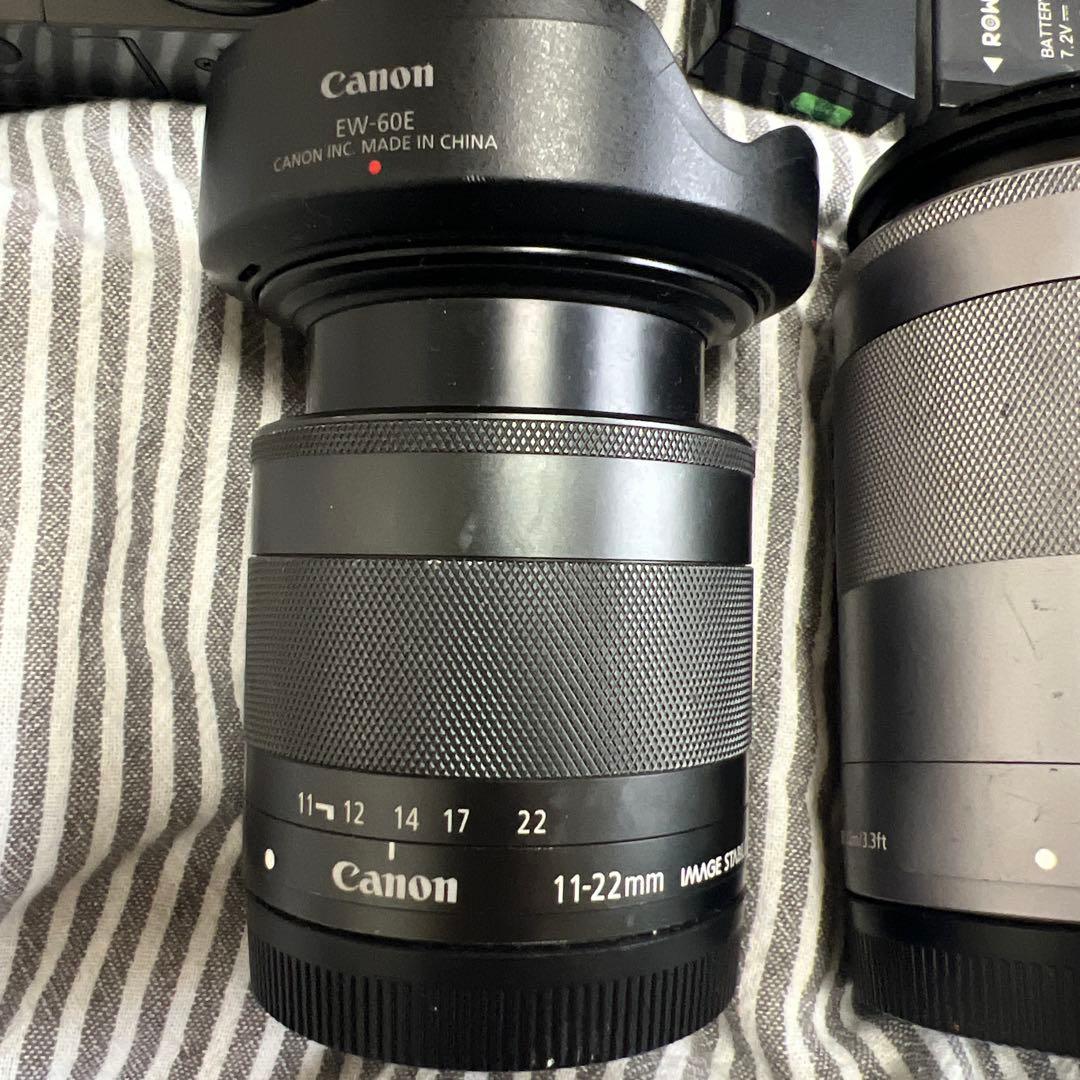 Canon EOS M5 セット/本体＋2本レンズ+バッテリー２つ+充電器