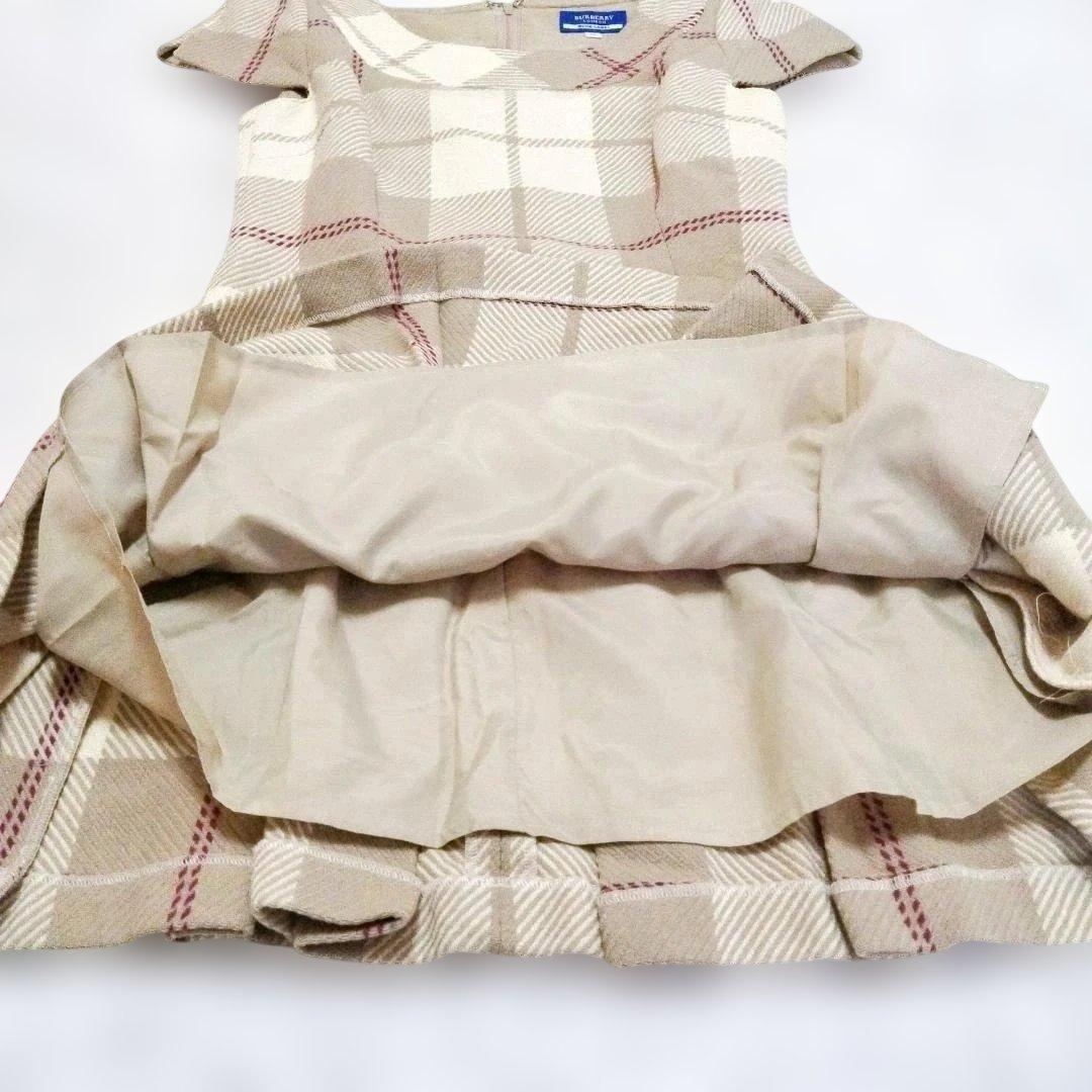BURBERRY LONDON ブルーレーベル チェック ミニ ワンピース 36