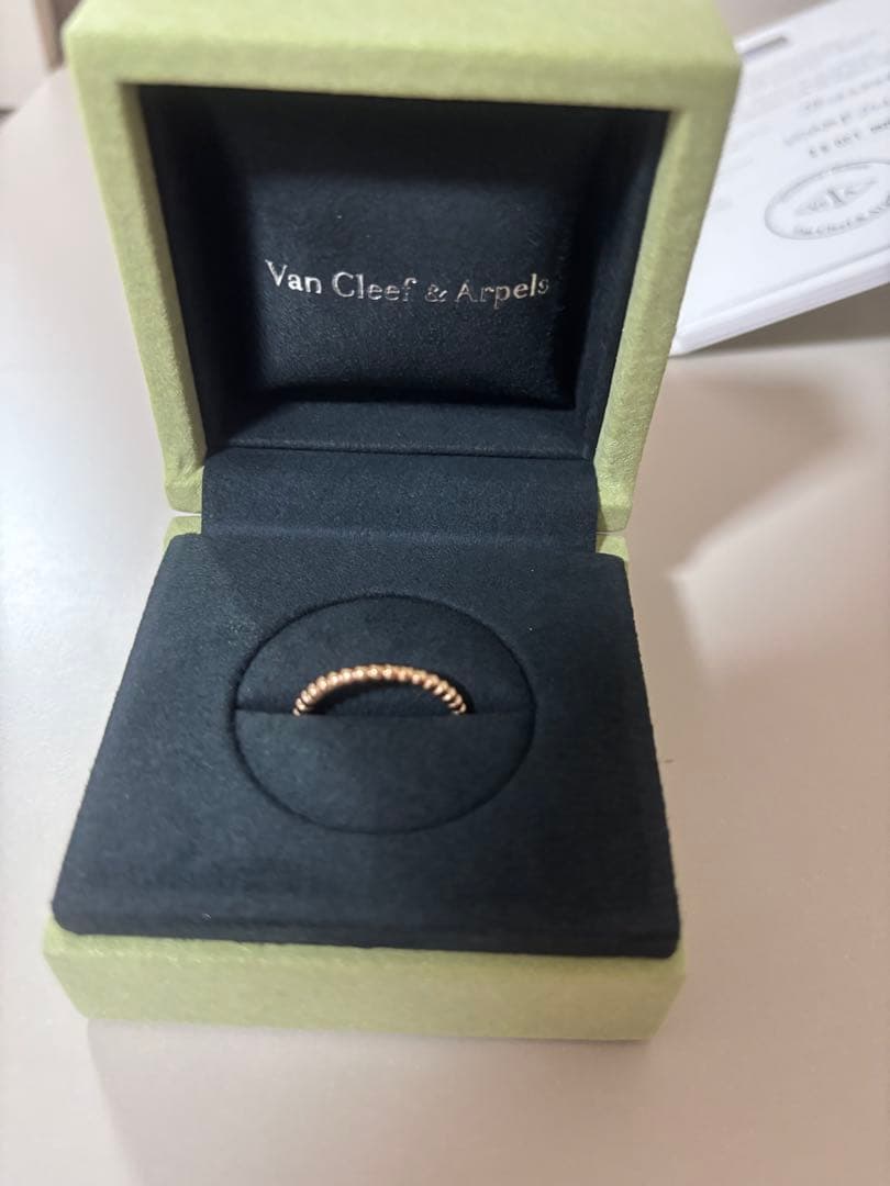 ペルレスモール ピンクゴールド リング サイズ55