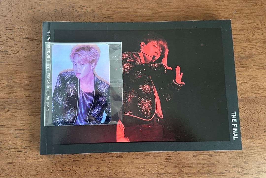 BTS 公式　wings tour final エッセイブック ジミン