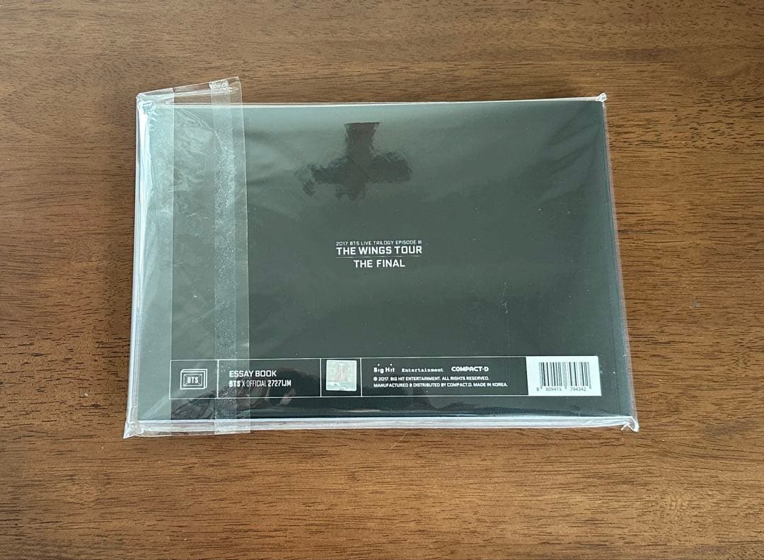 BTS 公式　wings tour final エッセイブック ジミン