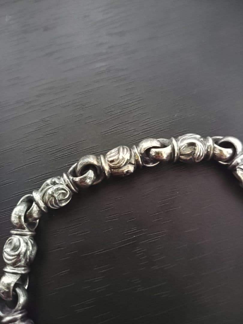 シルバー 装飾的リンクブレスレット