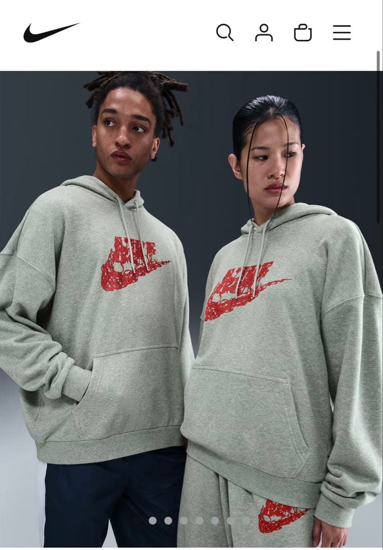 ナイキxストレンジャーシングス メンズオーバーサイズドパーカー