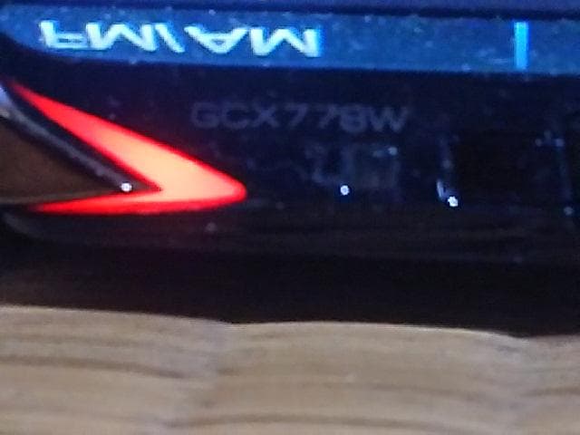 カーナビ　クラリオン　GCX778W