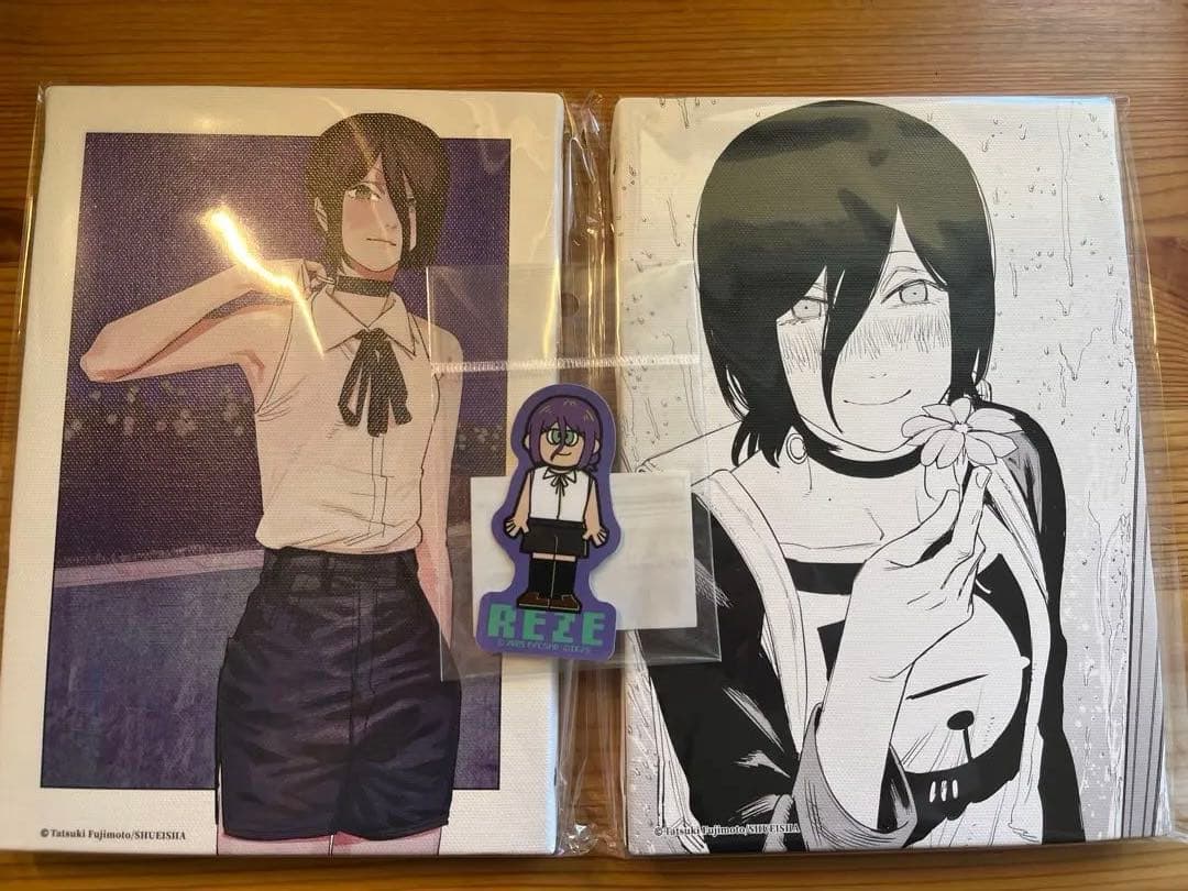 チェンソーマン　レゼ　アートボード　ステッカー　3点セット