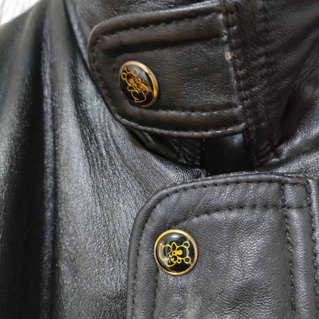 レザージャケット ボンバージャケット フライトジャケット 本革 スペイン製 L