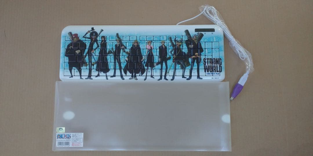 【ONEPIECEコラボ】STRONG WORLD キーボード スリムデザイン