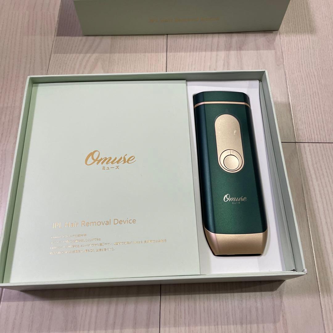 Omuse 脱毛器 国内サロン級 光美容器 メンズ 髭 レディース