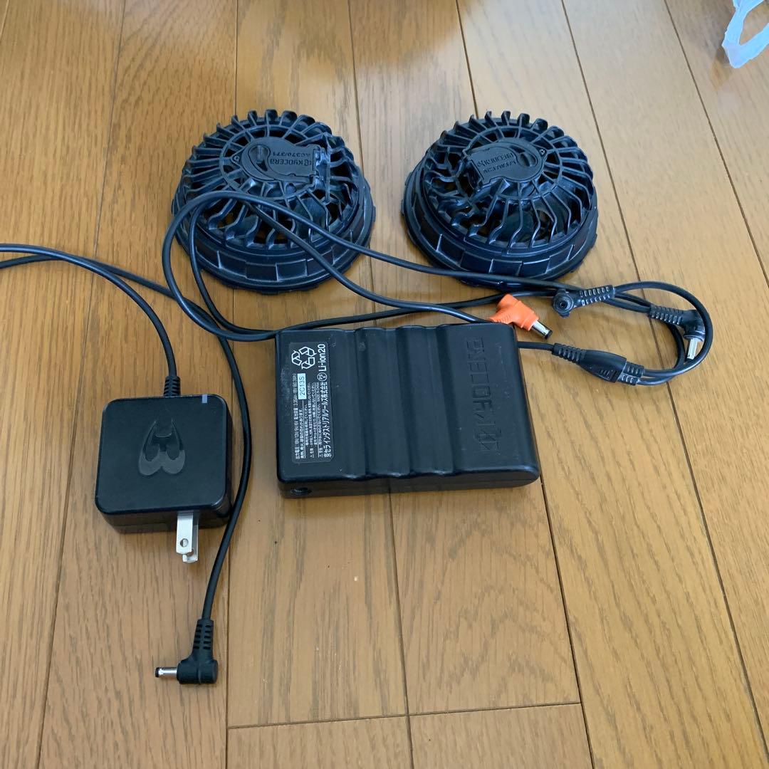 バートル19vバッテリーファンセット