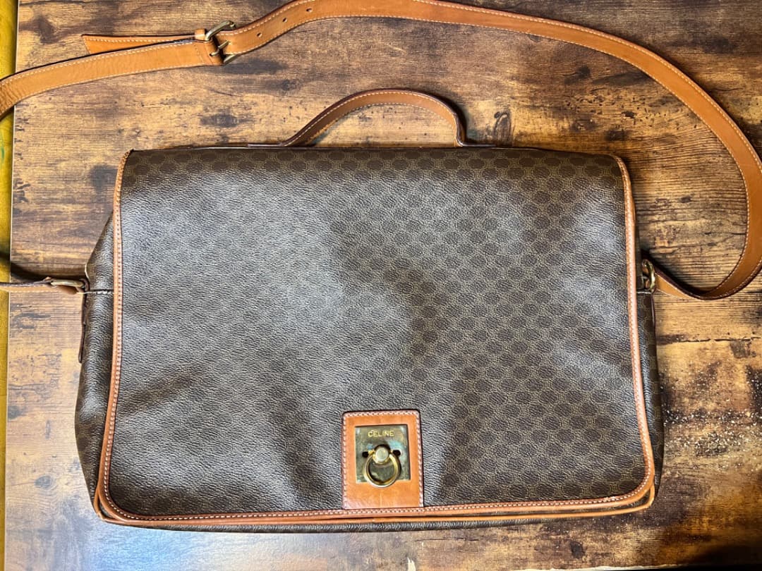 希少【CELINE】大型　2way　メッセンジャーバッグ　ビジネスバッグ