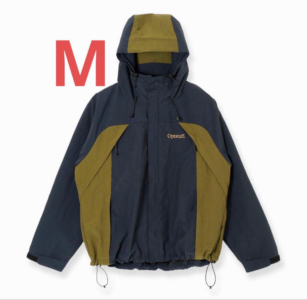 Optstuff SHELL PARKA ネイビー×カーキ　ennoy