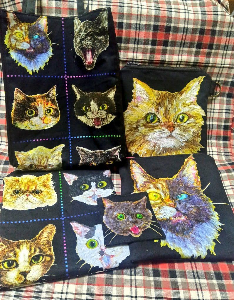 ラヴィ イベ限定生地 にゃんこ図鑑