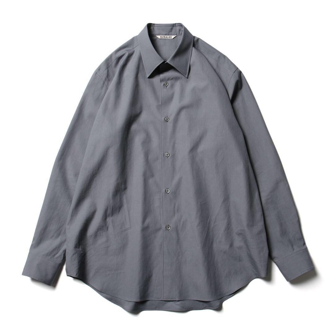 トップス auralee - washed finx twill shirt