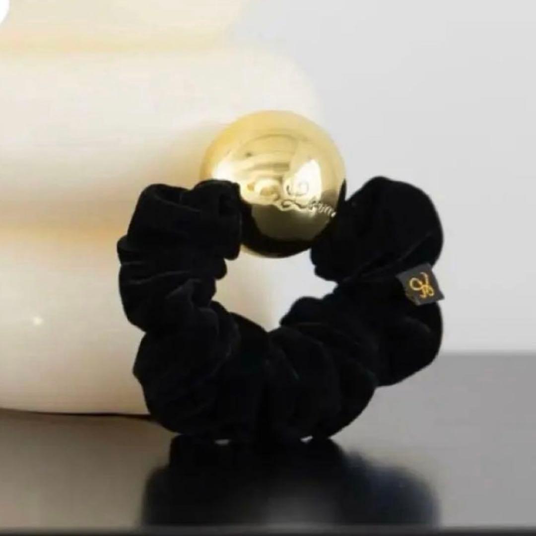 本日限定値下げ❣️ロエム　LOEM シュシュ　moon ムーン　black 黒