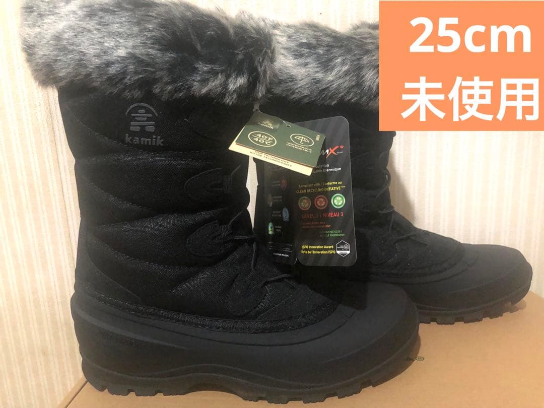 新品 未使用 カミック スノーブーツ 25cmモーメンタム3