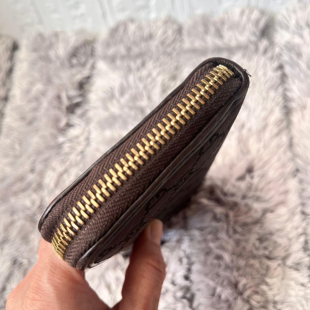 良品✨GUCCI GGナイロン　ブラウン　L字ファスナー　長財布　メンズ