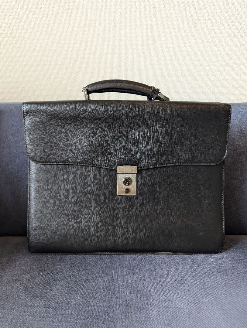 【mi mi 】フジタカ ディアマン レザービジネスバッグ A4 カブセ