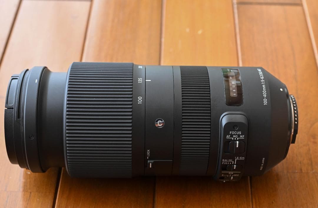 SIGMA 100-400mm F5-6.3 DGニコン用＋USBドック、三脚座