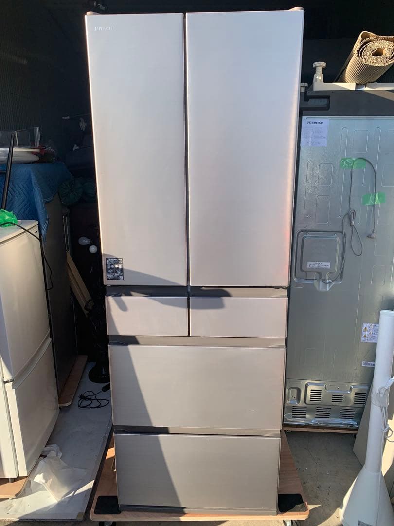 日立 R-HW49S-N 485L2022年製フレンチドア　美品