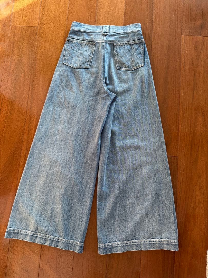 LOULOU WILLOUGHBY アルアバイル　デニムバギーパンツ