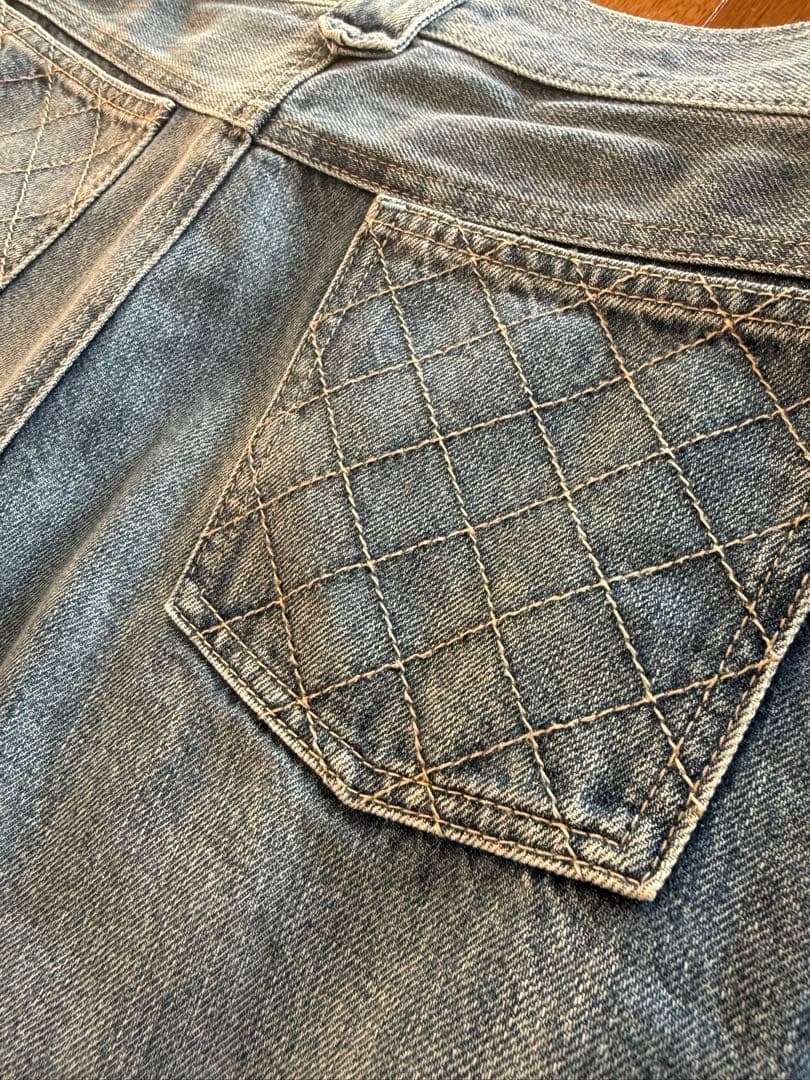 LOULOU WILLOUGHBY アルアバイル　デニムバギーパンツ