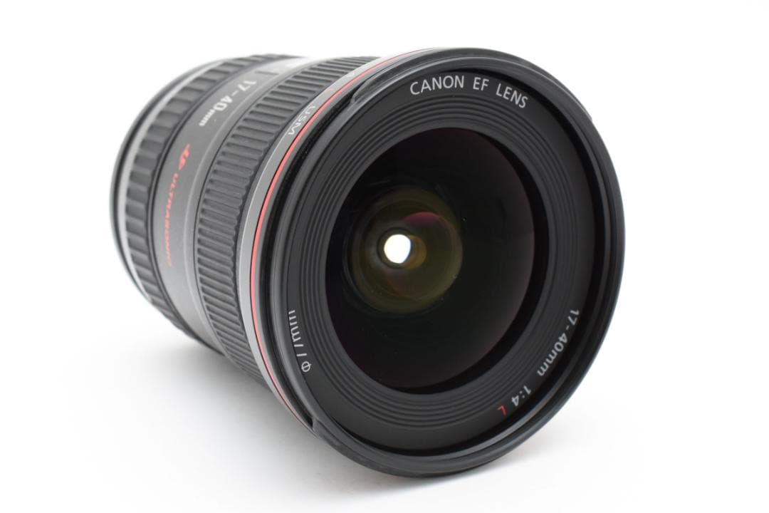 【美品】Canon キャノン EF17-40mm F4L USM 箱　付属品