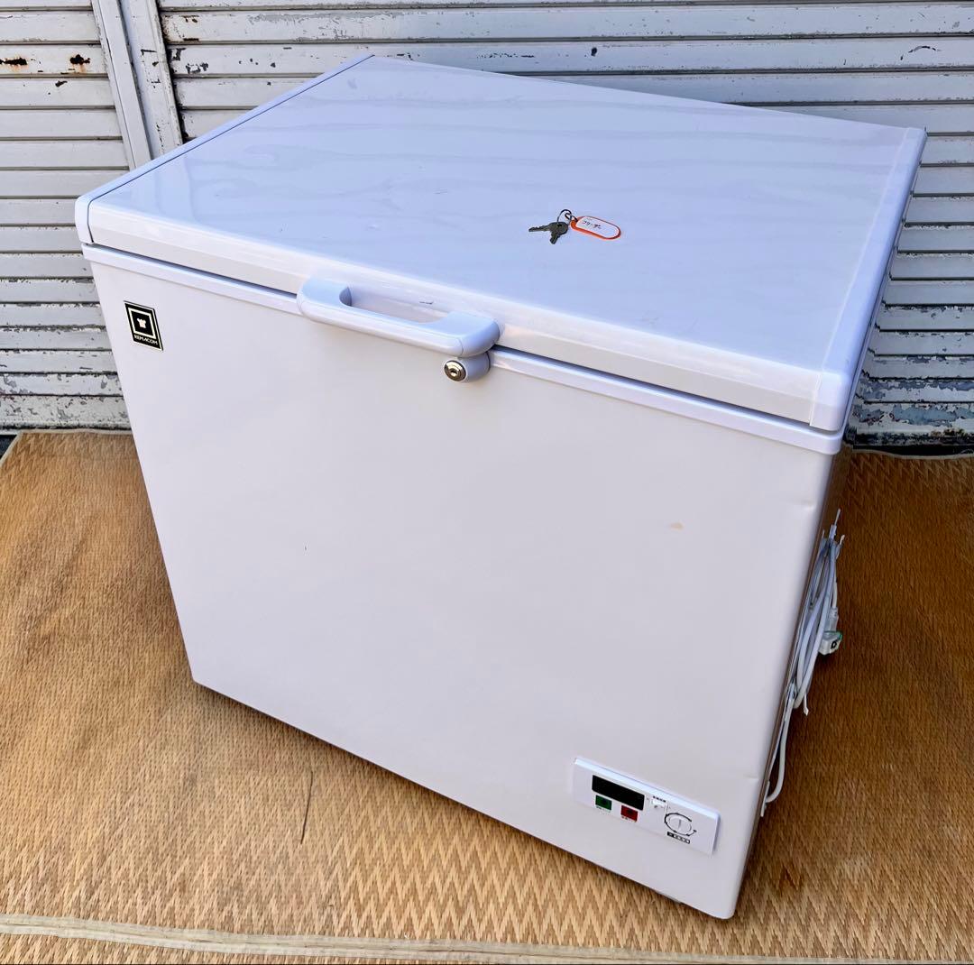 ②【送料無料】REMACOM 冷凍ストッカー 206L RCY-206 冷凍庫
