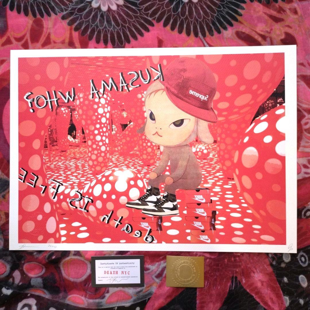 y*m様 death nyc 世界限定100枚　奈良美智　草間彌生