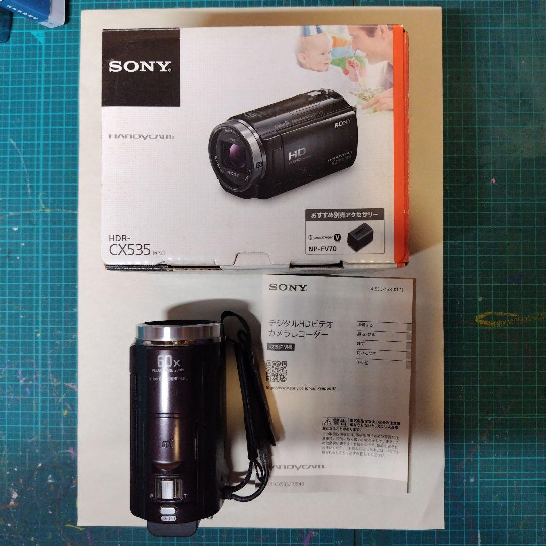 ソニー　cx535　外箱　説明書付き