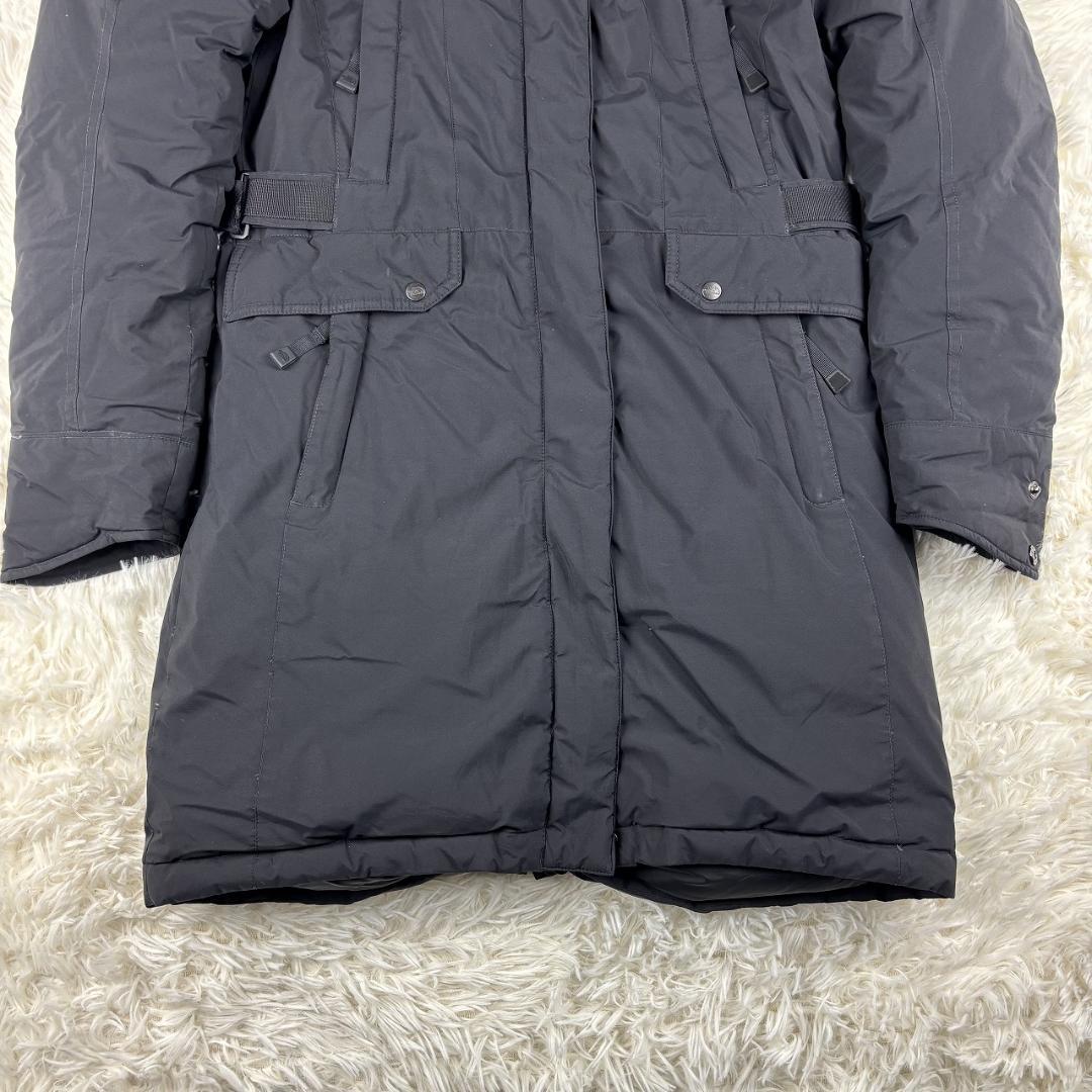 ノースフェイス ダウンコート ブラック レディース M ファー