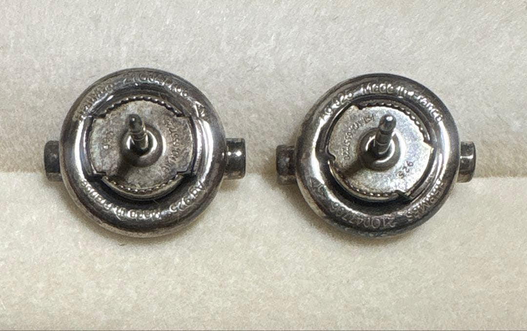 HERMES グレナン　イヤリング　シルバーピアス