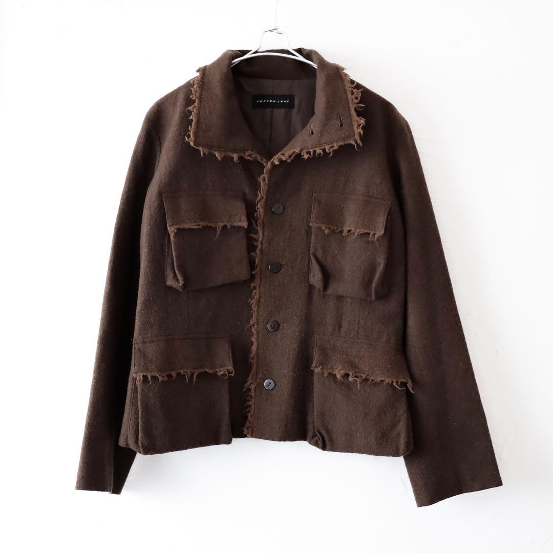 JURGEN LEHL ジャケット　フリンジ　ポケット　ウールジャケット