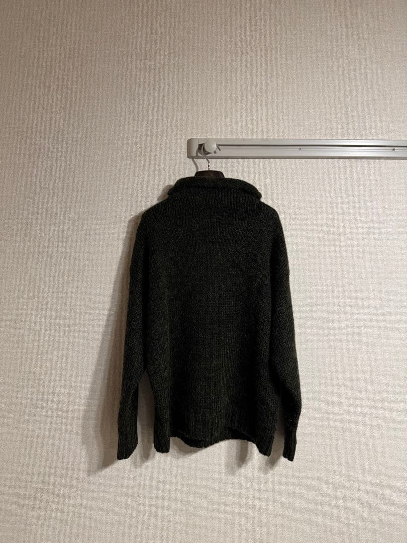 トップス Omar Afrdi half zip mohair knit