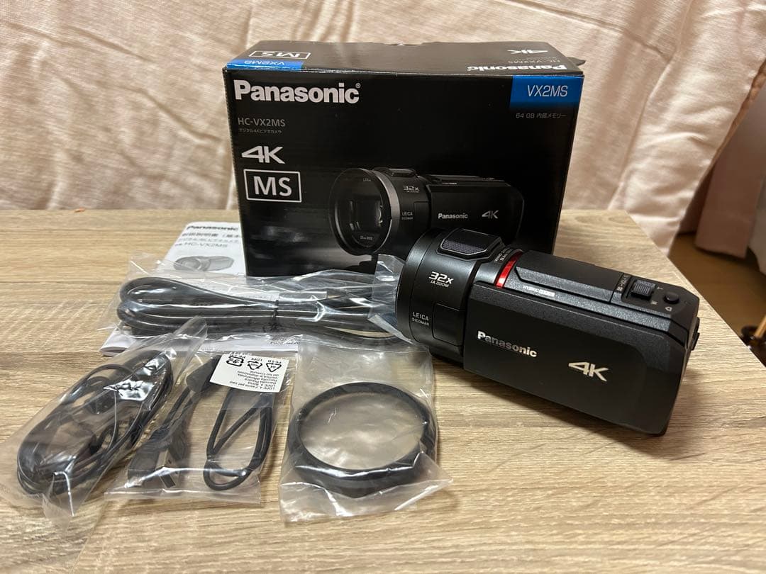 パナソニック(Panasonic) 4K デジタルビデオカメラ HC-VX2MS