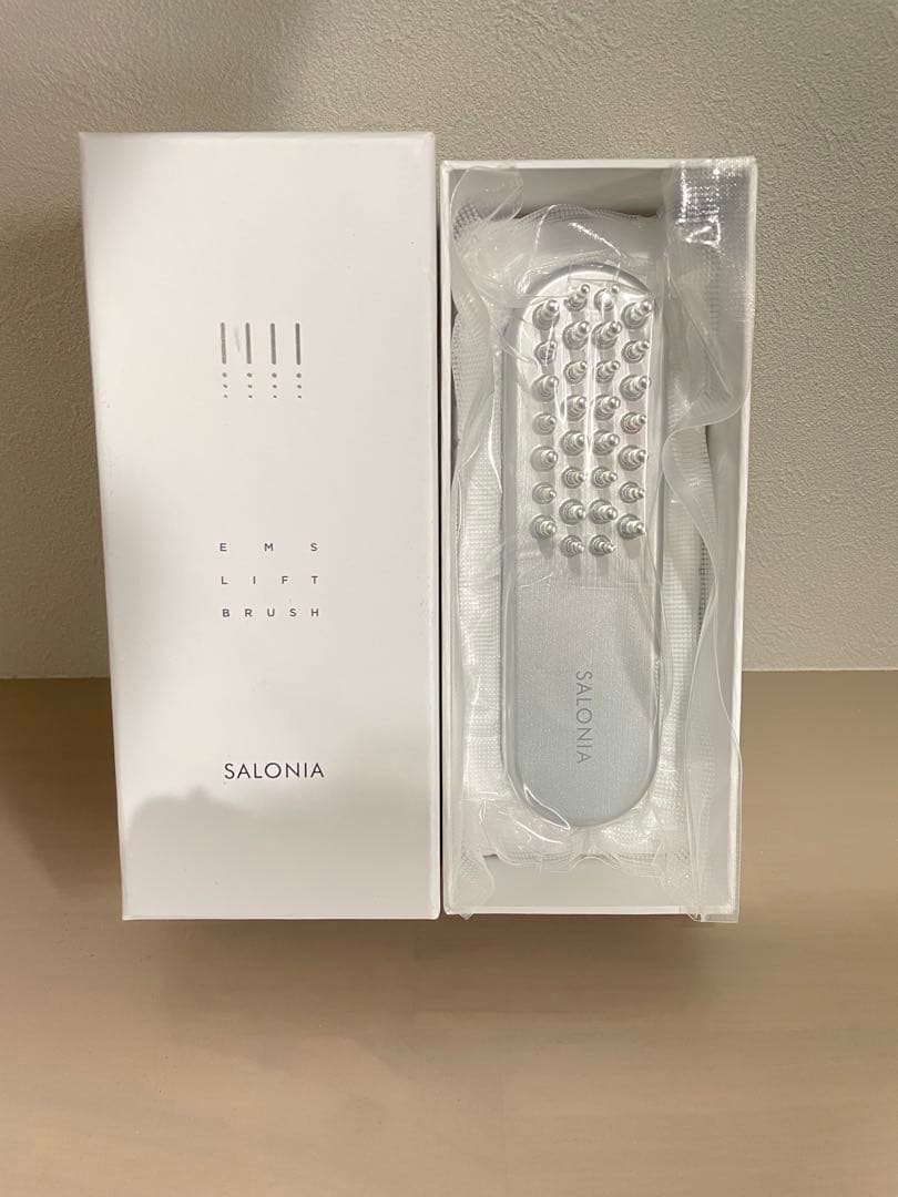 【開封済未使用】SALONIA サロニア EMS リフトアップブラシ 電気ブラシ