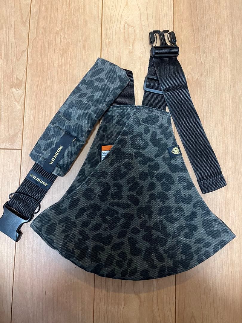 ワイルドライド　ヒップシート　グレーレオパード