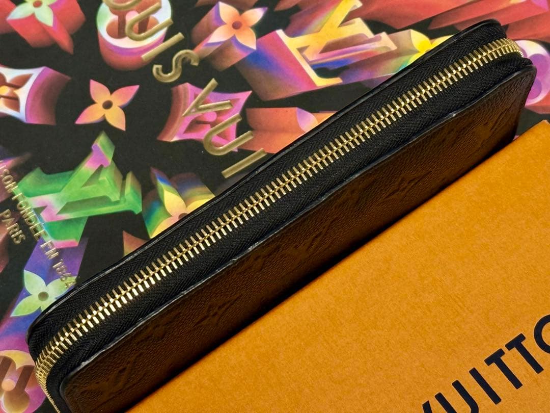 超極美品！ICチップ搭載 ルイヴィトン　アンプラント　ジッピーウォレット　黒