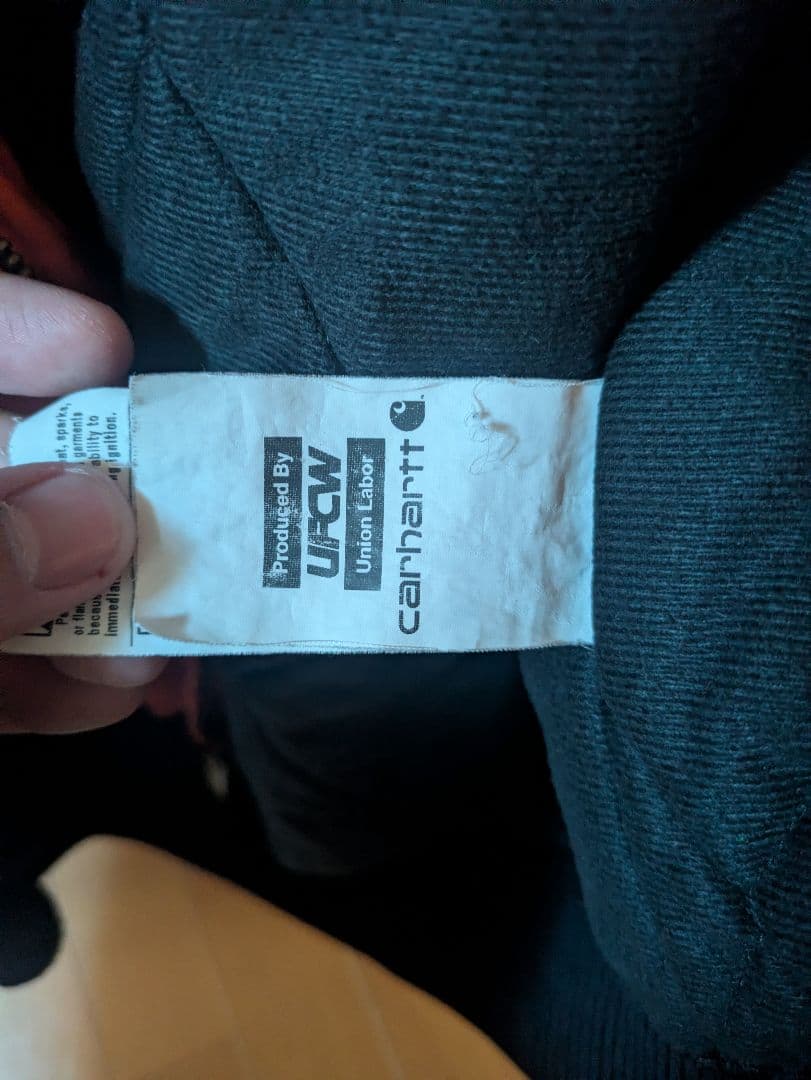 値下げ！！！！　アメリカ製 Carhartt ブレイズオレンジ ダックジャケット