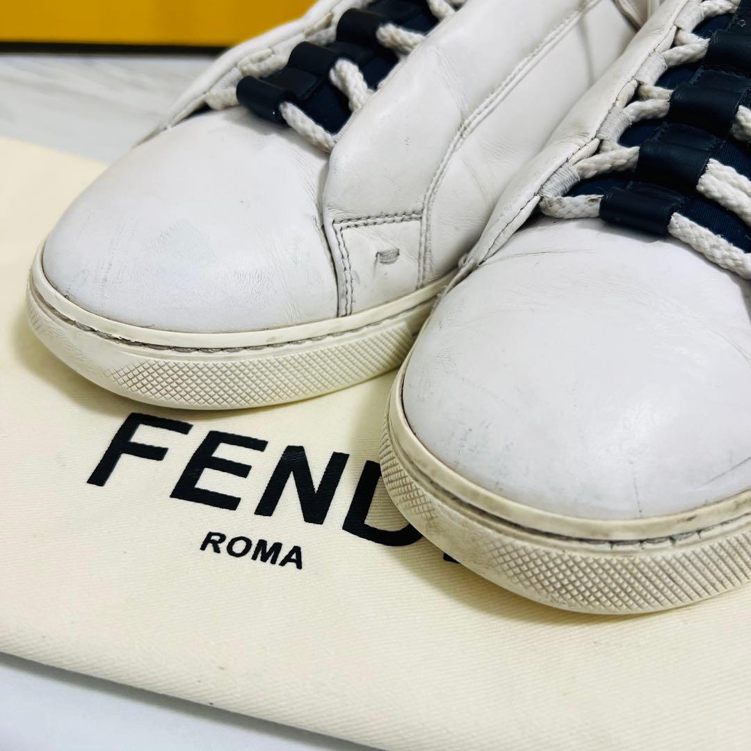 FENDI モンスター ネオプレーン メンズ ローカットスニーカー 26.0相当