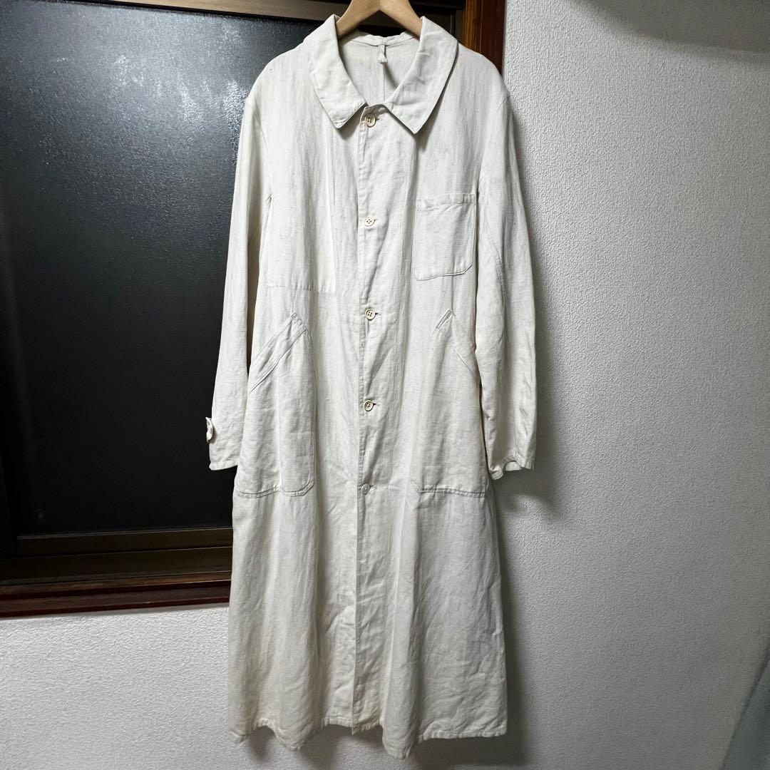 30s french vintage リネンコート ユーロヴィンテージ
