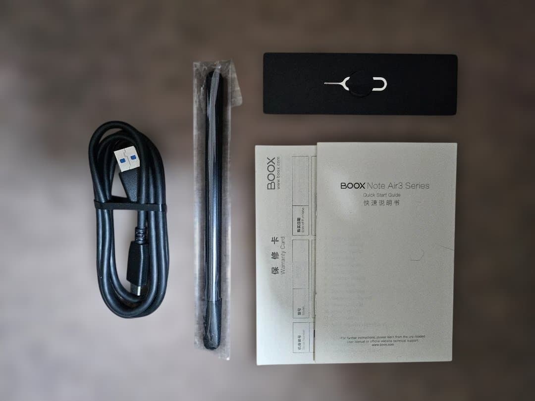 【中古美品】ONYX BOOX Note Air3 C 純正カバー付